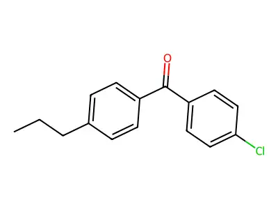 4-Chloro-4'-n-propylbenzophenone structure