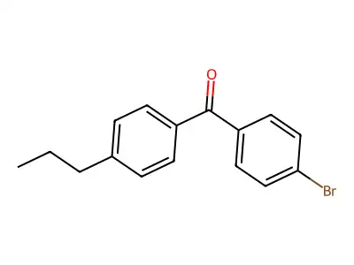 4-Bromo-4'-n-propylbenzophenone structure