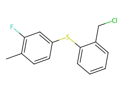 3-Fluoro-4-methylthiophenol structure