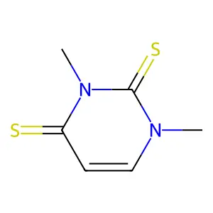 1,3-dimethylpyrimidine-2,4(1H,3H)-dithione structure
