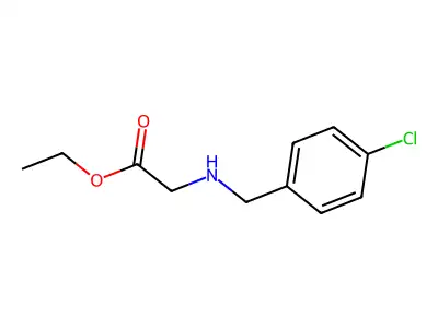 N-((4-Chlorophenyl)methyl)glycine ethyl ester structure