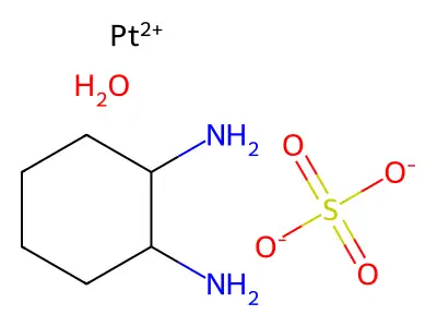 (PS-4-3)-Aqua(1,2-cyclohexanediamne-N,N')(sulfato(2-)-O)platinum structure