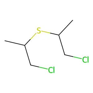 双(1-氯-2-丙基)硫醚,(+)- structure