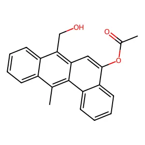 Benz(a)anthracene-7-methanol, 5-(acetyloxy)-12-methyl- structure