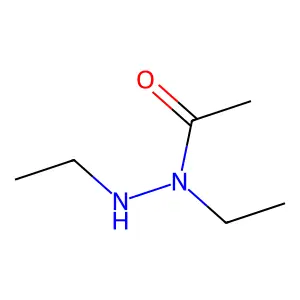 乙酸1,2-二乙基酰肼 structure
