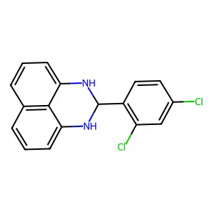 2-(2,4-dichlorophenyl)-2,3-dihydro-1H-perimidine structure