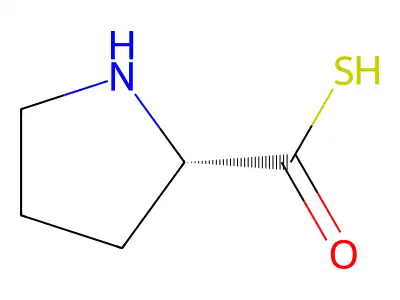 pyrrolidine-1-carbothioic S-acid structure