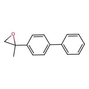 2-(4-Biphenylyl)-2-methyloxirane structure