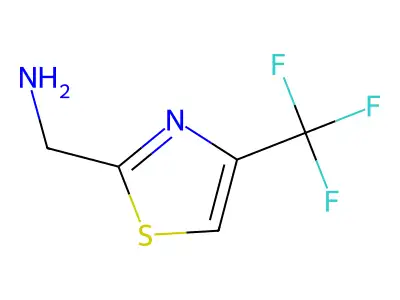 (4-(Trifluoromethyl)-1,3-thiazol-2-yl)methanamine structure