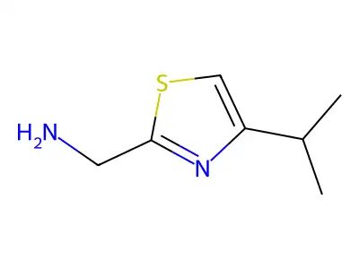 [4-(Propan-2-yl)-1,3-thiazol-2-yl]methanamine structure