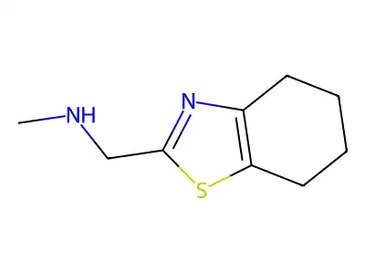 Methyl(4,5,6,7-tetrahydro-1,3-benzothiazol-2-ylmethyl)amine structure