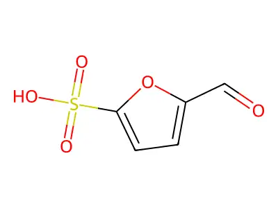 5-Formylfuran-2-sulfonate structure
