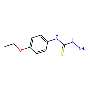 N-(4-ethoxyphenyl)hydrazinecarbothioamide structure