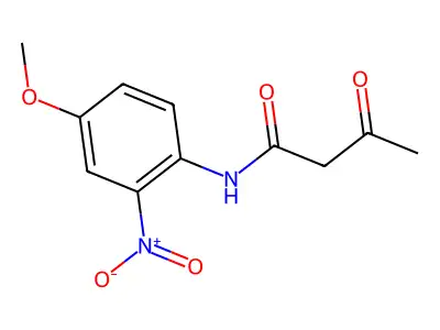N-(4-methoxy-2-nitrophenyl)-3-oxobutanamide structure