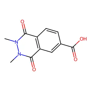 2,3-dimethyl-1,4-dioxo-1,2,3,4-tetrahydrophthalazine-6-carboxylic acid structure