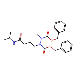 benzyl N-methyl-N-[[4-oxo-4-(propan-2-ylamino)butyl]-phenylm structure