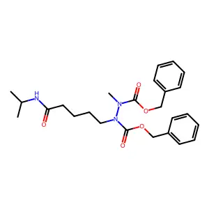 benzyl N-methyl-N-[[5-oxo-5-(propan-2-ylamino)pentyl]-phenyl structure