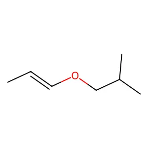 1-Propene, 1-(2-methylpropoxy)- structure