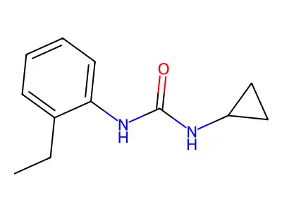 1-Cyclopropyl-3-(2-ethylphenyl)urea structure