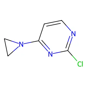 4-(Aziridin-1-yl)-2-chloropyrimidine structure