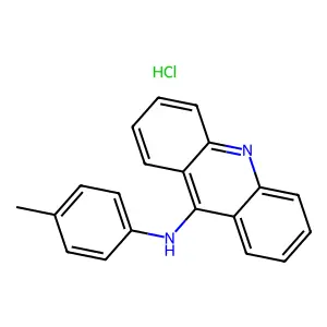 9-Acridinamine, N-(4-methylphenyl)-, monohydrochloride structure