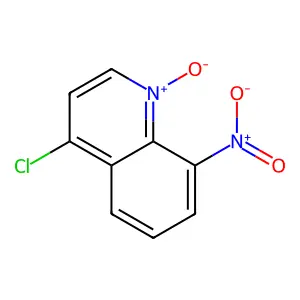 Quinoline, 4-chloro-8-nitro-, 1-oxide structure