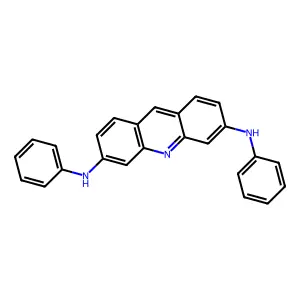 3,6-Acridinediamine, N,N'-diphenyl- structure