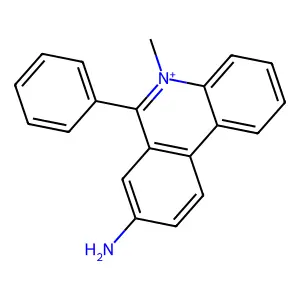 Phenanthridinium, 8-amino-5-methyl-6-phenyl- structure