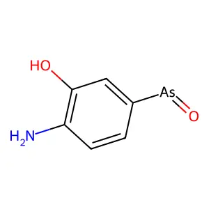 Phenol, 2-amino-5-arsenoso- structure