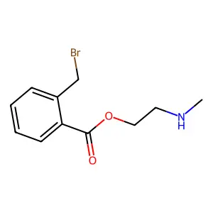 2-(Methylamino)ethyl 2-(bromomethyl)benzoate structure