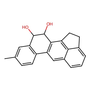 1,2,11,12-Tetrahydro-9-methylbenz(j)aceanthrylene-11,12-diol structure
