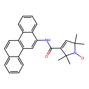 3-((6-Chrysenylamino)carbonyl)-2,5-dihydro-2,2,5,5-tetramethyl-1H-pyrrol-1-yloxy structure