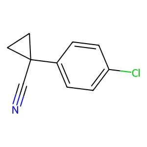 1-(4-氯苯基)环丙烷甲腈 structure