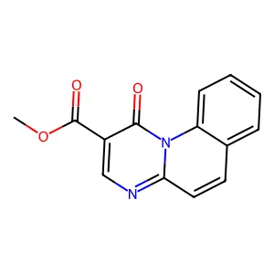1H-Pyrimido[1,2-a]quinoline-2-carboxylic acid, 1-oxo-, methyl ester structure