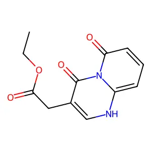 4H-Pyrido[1,2-a]pyrimidine-3-acetic acid, 6-hydroxy-4-oxo-, ethyl ester structure