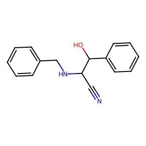 2-(Benzylamino)-3-hydroxy-3-phenylpropanenitrile structure