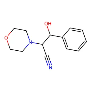 4-Morpholineacetonitrile,A-(hydroxyphenylmethyl)- structure