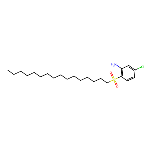 5-Chloro-2-(hexadecylsulfonyl)aniline structure