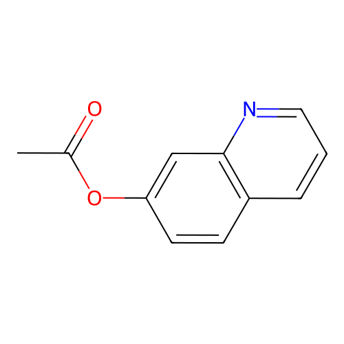 7-Quinolinol, acetate structure