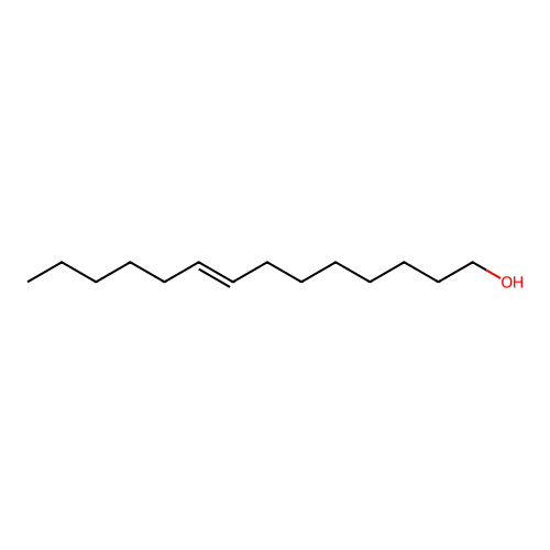 Tetradec-8-en-1-ol structure