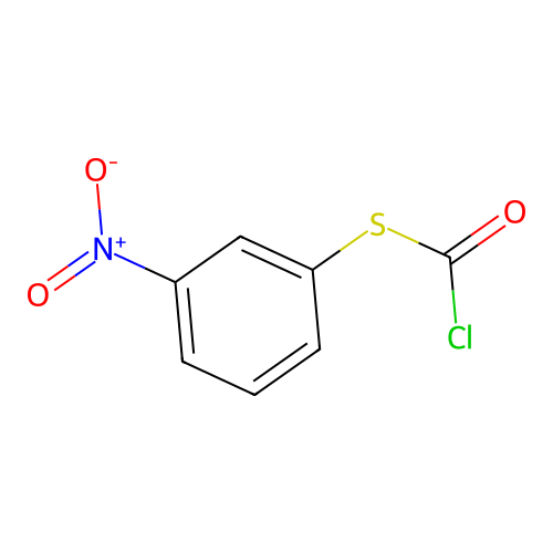 S-(3-nitrophenyl) chloromethanethioate structure