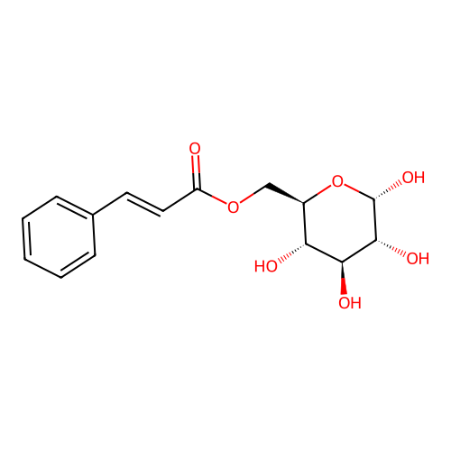 t-Cinnamoyl glucose structure