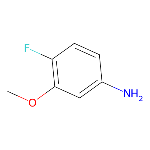 4-Fluoro-3-methoxyaniline structure