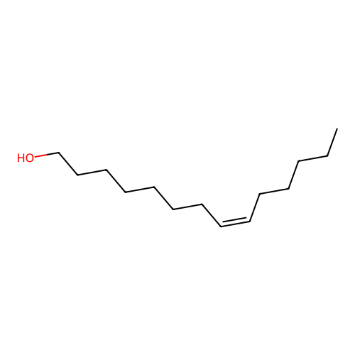 (Z)-8-Tetradecen-1-ol structure