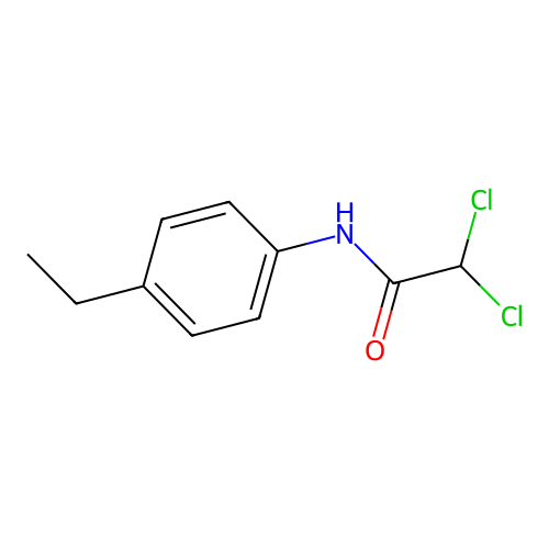 2,2-Dichloro-4'-ethylacetanilide structure