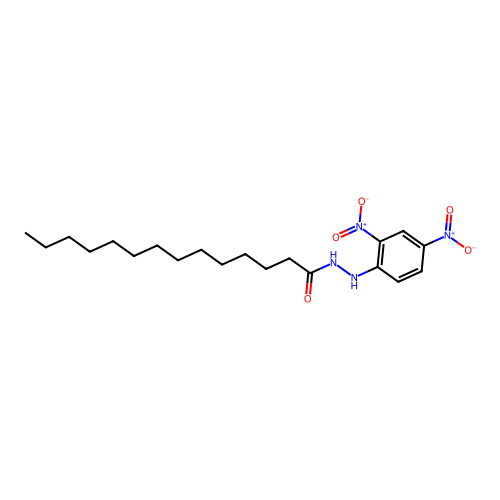 N'-(2,4-Dinitrophenyl)tetradecanohydrazide structure