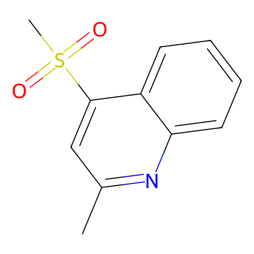 2-Methyl-4-methylsulfonylquinoline structure