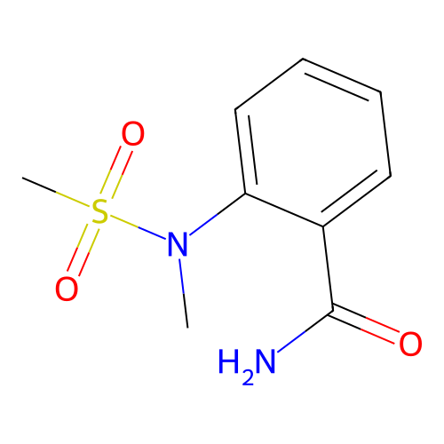 2-[Methyl(methylsulfonyl)amino]benzamide structure