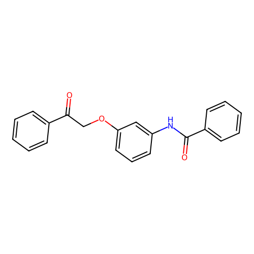 N-[3-(2-oxo-2-phenylethoxy)phenyl]benzamide structure