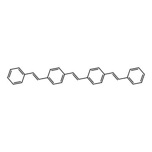 1-(2-Phenylethenyl)-4-[2-[4-(2-phenylethenyl)phenyl]ethenyl]benzene structure